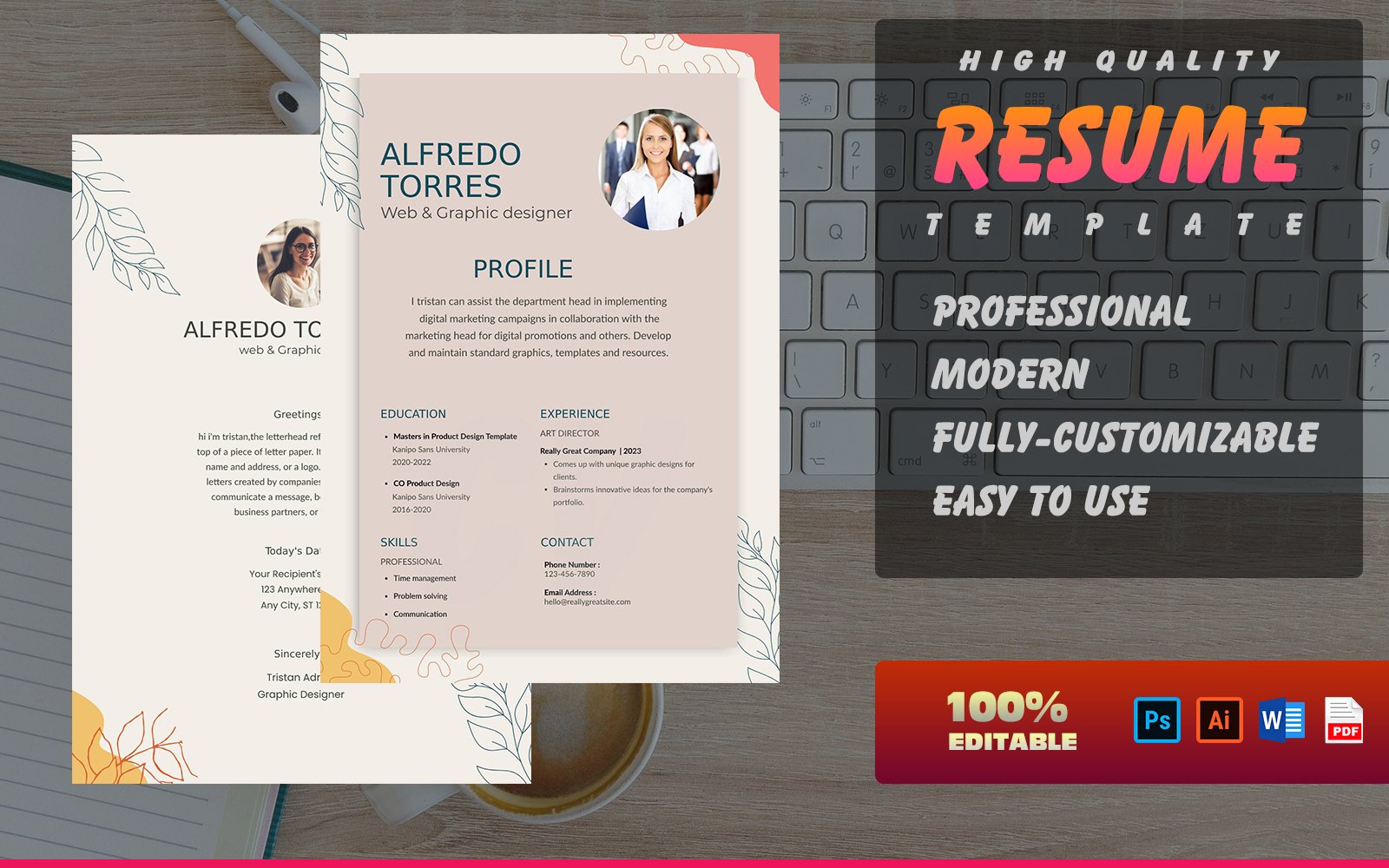 Template #253856 Creative Customizable Webdesign Template - Logo template Preview