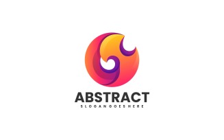 Circle Abstract Gradient Colorful Logo
