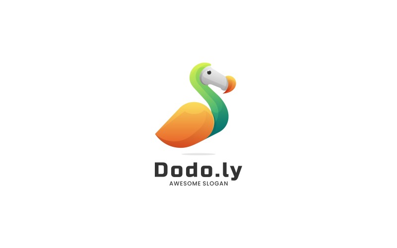 Dodo Gradient Colorful Logo Logo Template