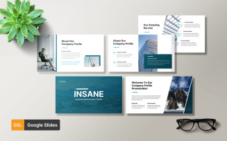 Insane Company Profile Google Slides