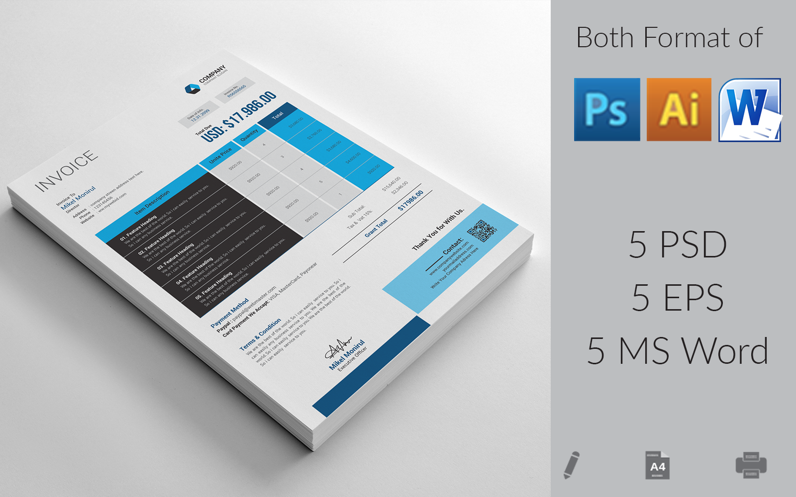 Management Company Invoice Template_V_010