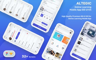 Altegic - Online Learning Mobile App UI Kit
