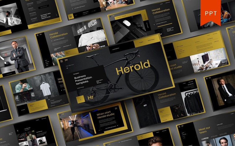 Herold – Business Keynote Template PowerPoint Template