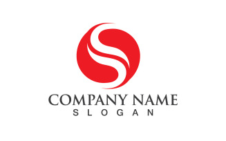 S Business Initial Company Logo Vector V10