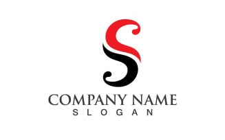 S Business Initial Company Logo Vector V3