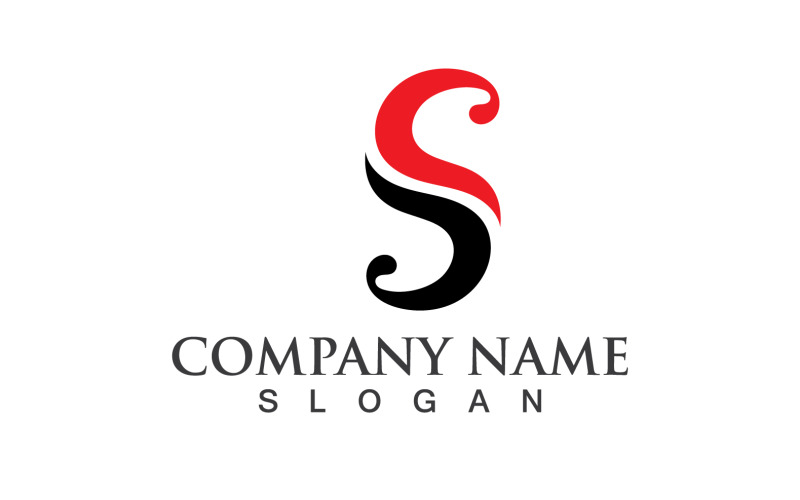 S Business Initial Company Logo Vector V3 Logo Template