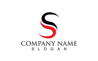 S Business Initial Company Logo Vector V4