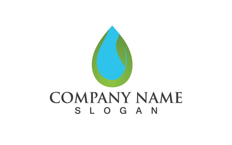 Water Drop Logo And Symbol Nature V16 Logo Template