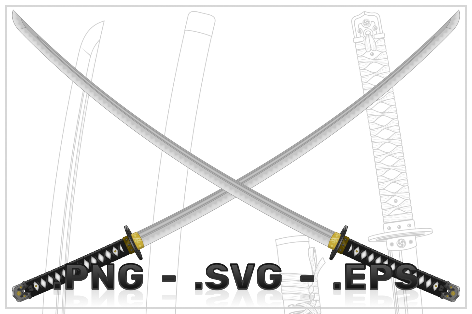 Kit Graphique #254292 Katana Samurai Divers Modles Web - Logo template Preview