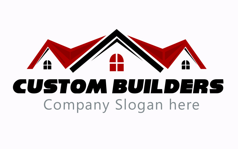 Custom Builders Agent For All Constructions Logo Logo Template