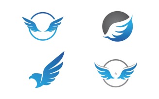 Eagle Wing Logo Vector Design V8