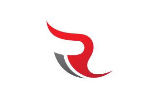 R Letter Logo Vector Symbol V1