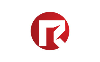 R Letter Logo Vector Symbol V4