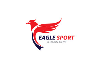 Eagle Sport Wing Logo And Symbol V10