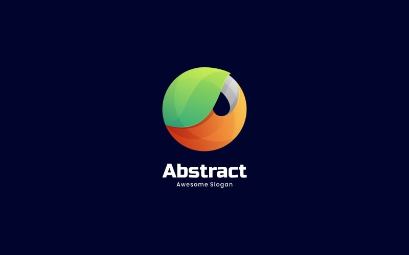 Abstract Circle Colorful Logo Styke Logo Template