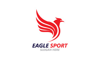 Eagle Sport Wing Logo And Symbol V11