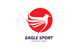 Eagle Sport Wing Logo And Symbol V17