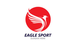 Eagle Sport Wing Logo And Symbol V20
