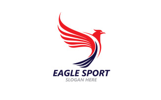 Eagle Sport Wing Logo And Symbol V23