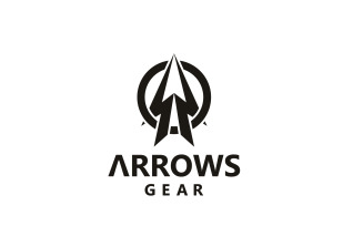 Arrow Gear Logo And Symbol Vector
