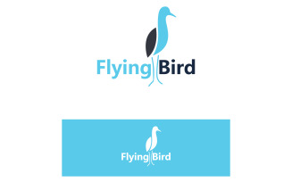 Bird Flying Logo And Symbol Element V6