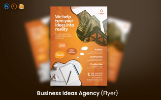 Business Ideas Flyer Print and Social Media Template