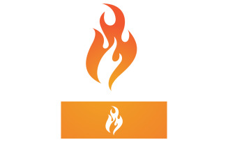 Flame Fire Hot Logo Vector Symbol V20