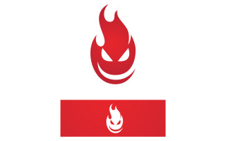Flame Fire Hot Logo Vector Symbol V3