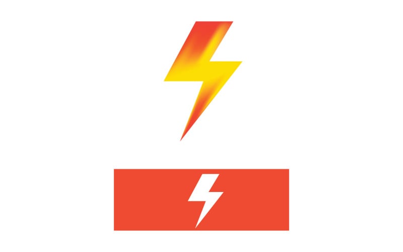 Flash Thunderbolt Logo And Symbol Vector V3 Logo Template