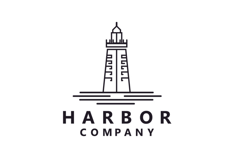Harbor Company Logo And Symbol Vector Logo Template