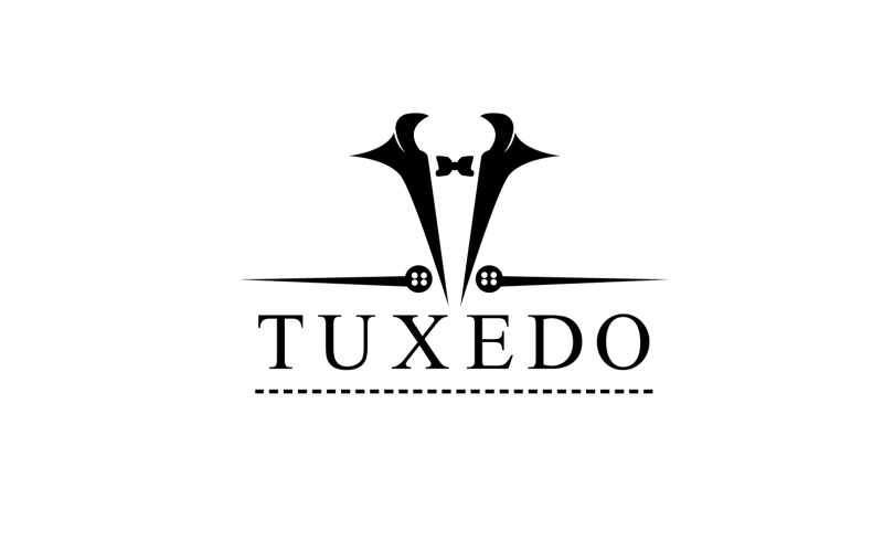 Tuxedo Logo And Symbol Vector Template Logo Template