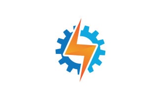 Flash Thunderbolt Logo And Symbol Vector V6