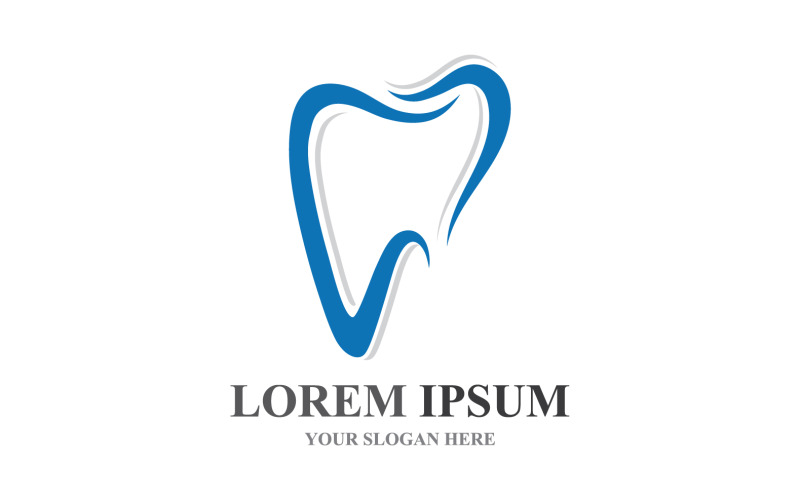 Dental Care Health Vector Logo Sybol V10 Logo Template