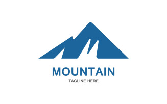 Mountain Icon Logo Design Vector Landscape V15