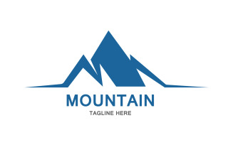 Mountain Icon Logo Design Vector Landscape V1