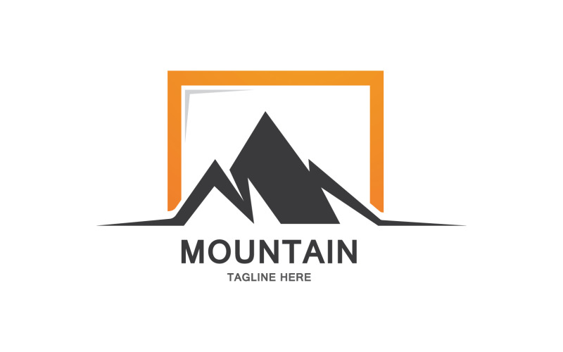 Mountain Icon Logo Design Vector Landscape V20 Logo Template
