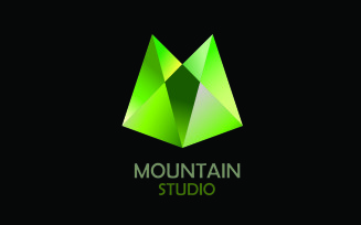 Mountain Studio Abstract Logo