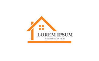 Property And Construction Home Logo Design V1