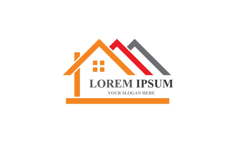 Property And Construction Home Logo Design V2 Logo Template