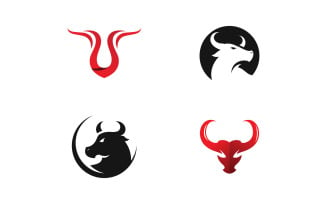 Bull Logo Vector Symbol V10