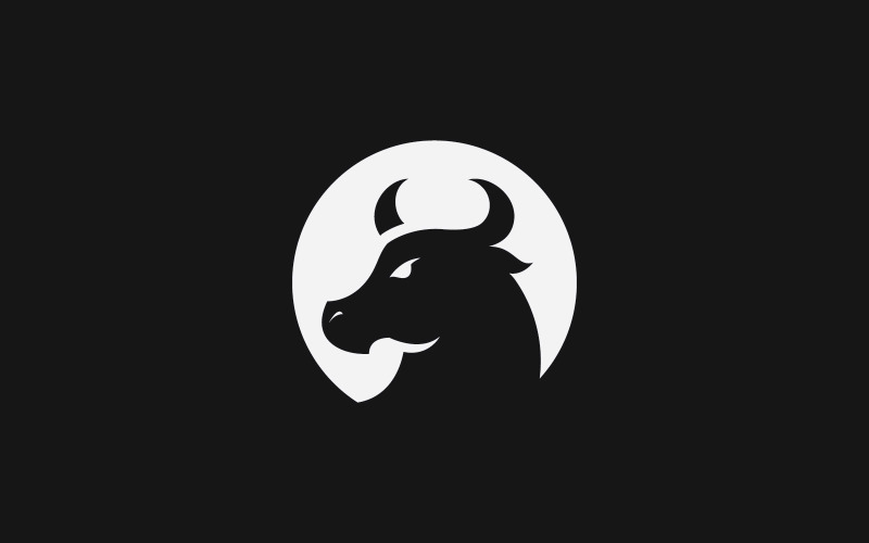 Bull Logo Vector Symbol V12 Logo Template