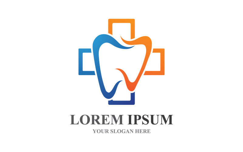 Dental Care Health Vector Logo Sybol V16 Logo Template