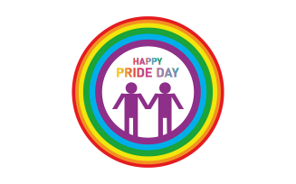 Happy Pride Day Design Vector
