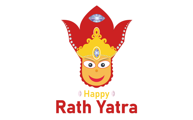 Happy Rath Yatra Illustration Vector Vector Graphic