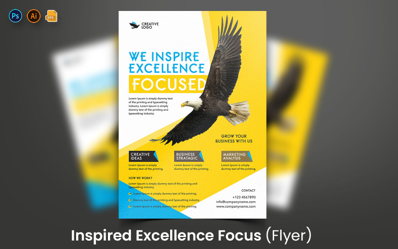 Inspired Excellent Flyer Print and Social Media Template