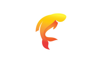 Fish Logo Icon Design Vector V4