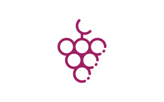 Grape Logo Icon Design Vector V2