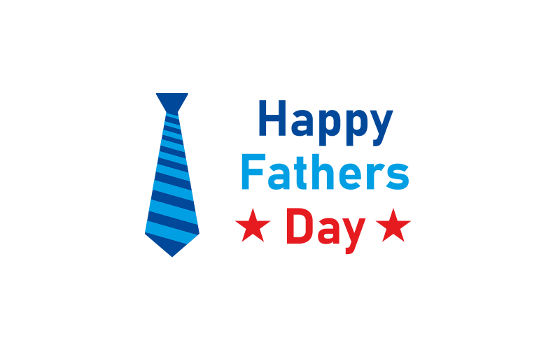 Happy Fathers Day Illustration Vector Vector Graphic