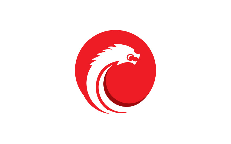 Dragon Logo Vector Symbol V4 Logo Template