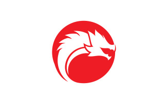 Dragon Logo Vector Symbol V6